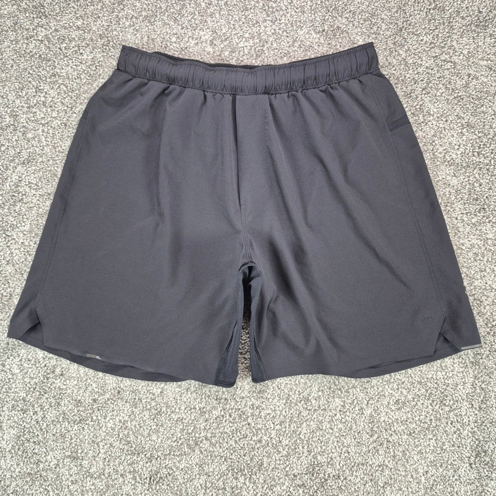 Lululemon Surge Short 7" Linerless Mens Medium Black Running Training